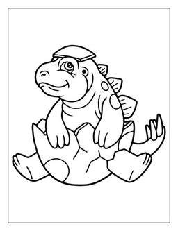 Dinosaur coloring page: Dinosaur