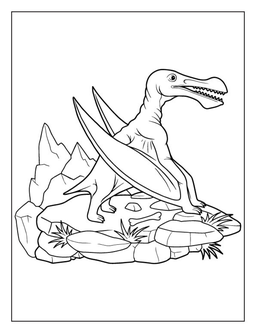 Dinosaur coloring page: Dinosaur