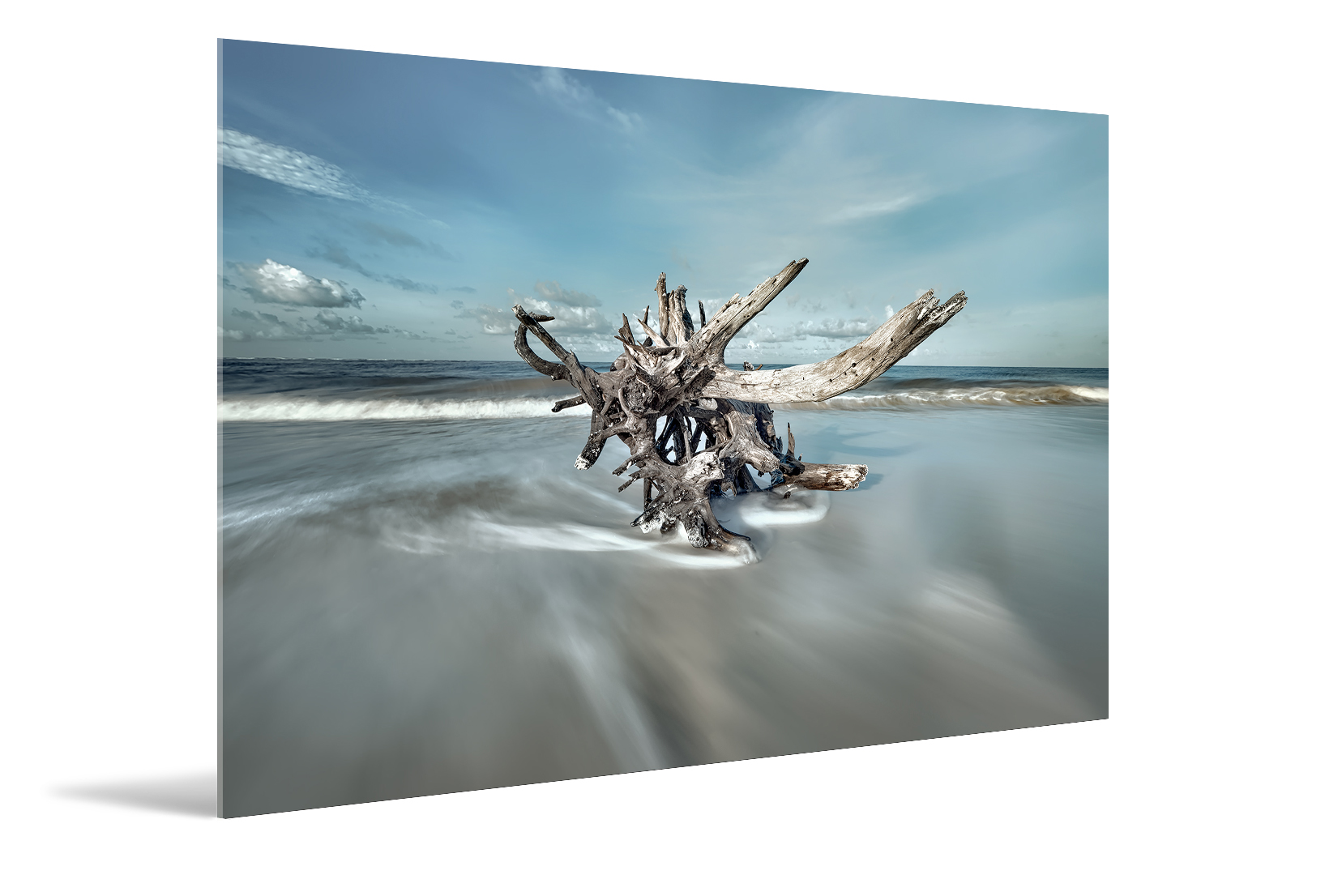 Blue, Wooden Sculpture VI