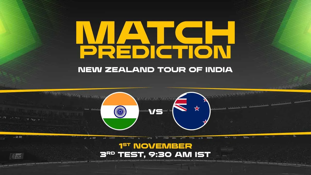 IND vs NZ 3rd Test, Match Prediction- Who Will Win Today?