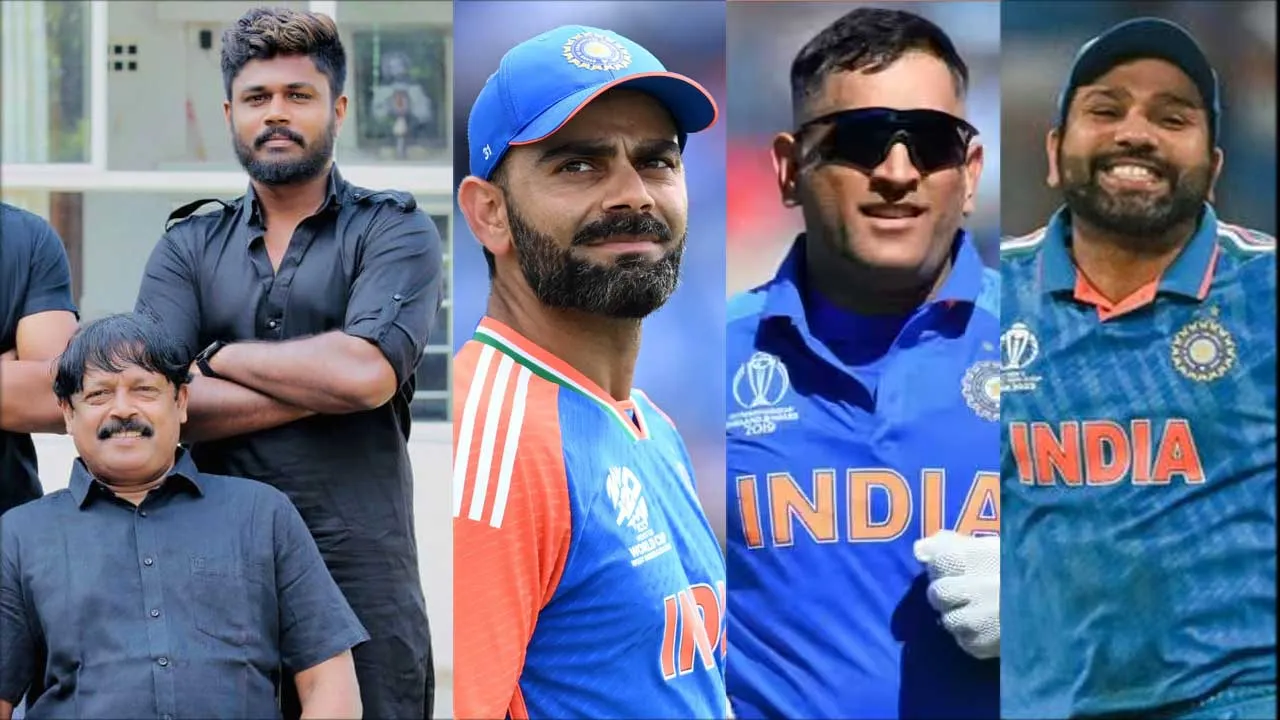 Sanju Samson's father blames former Indian captains 