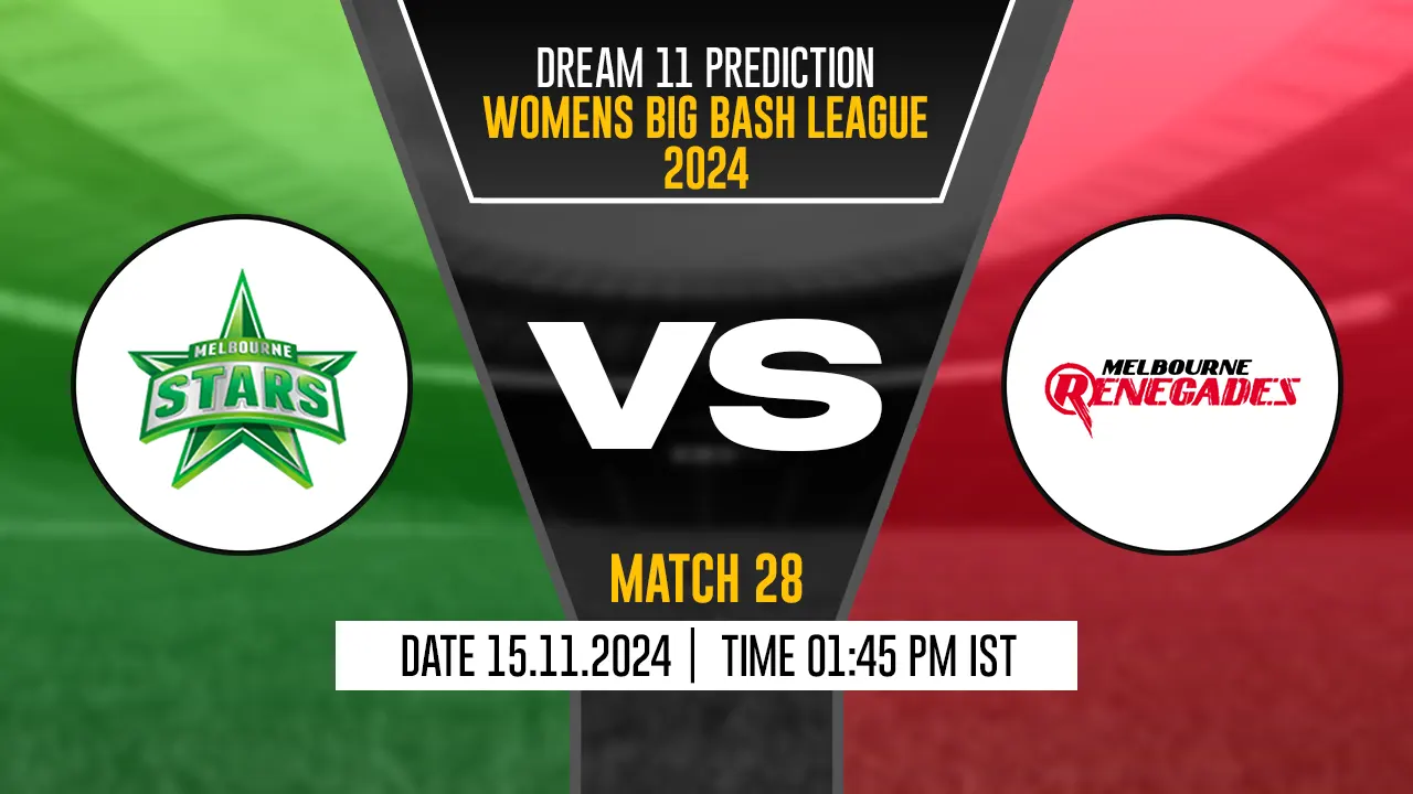 MS-W vs MR-W Dream11 Prediction, Melbourne Stars-W vs Melbourne Renegades-W, 28th Match