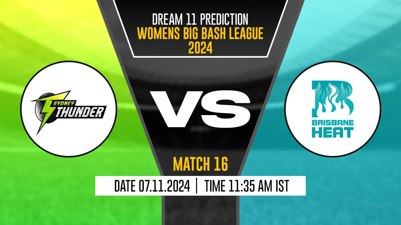 ST-W vs BH-W Dream11 Prediction, Sydney Thunder-W vs Brisbane Heat-W, 16th Match