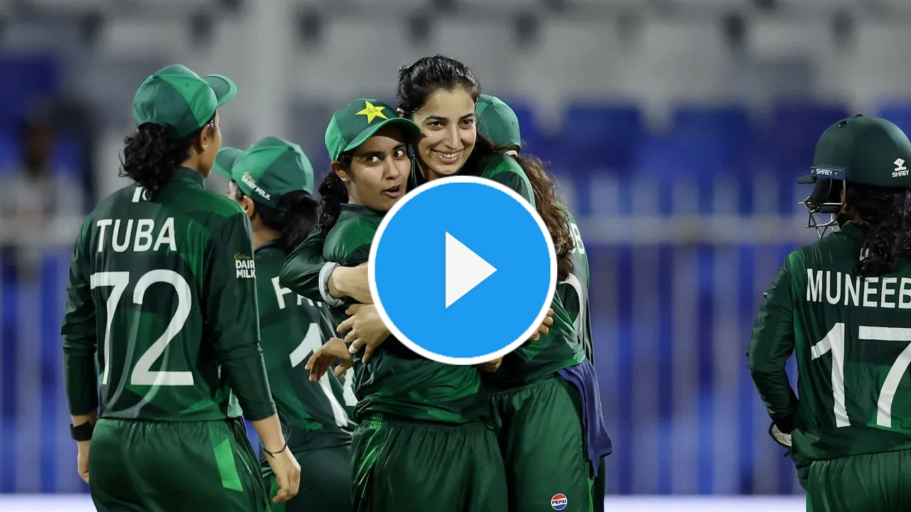 Women's T20 World Cup 2024 Video Highlight Pakistan Women secure