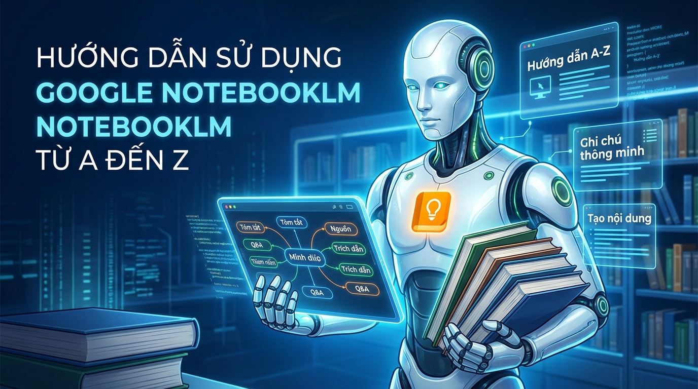 HƯỚNG DẪN SỬ DỤNG GOOGLE NOTEBOOKLM TỪ A ĐẾN Z