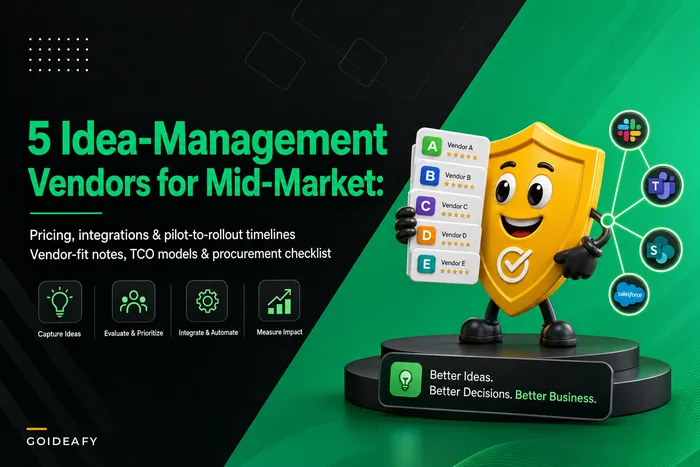 5 Idea-Management Vendors for Mid‑Market Innovation Teams — Pricing, Integrations & Real Deployments