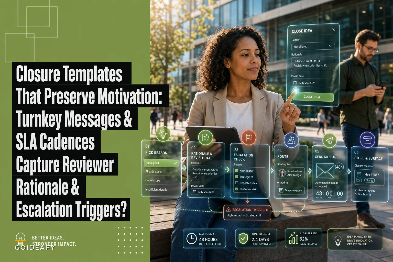 Closure Templates That Preserve Motivation and Capture Missing Context