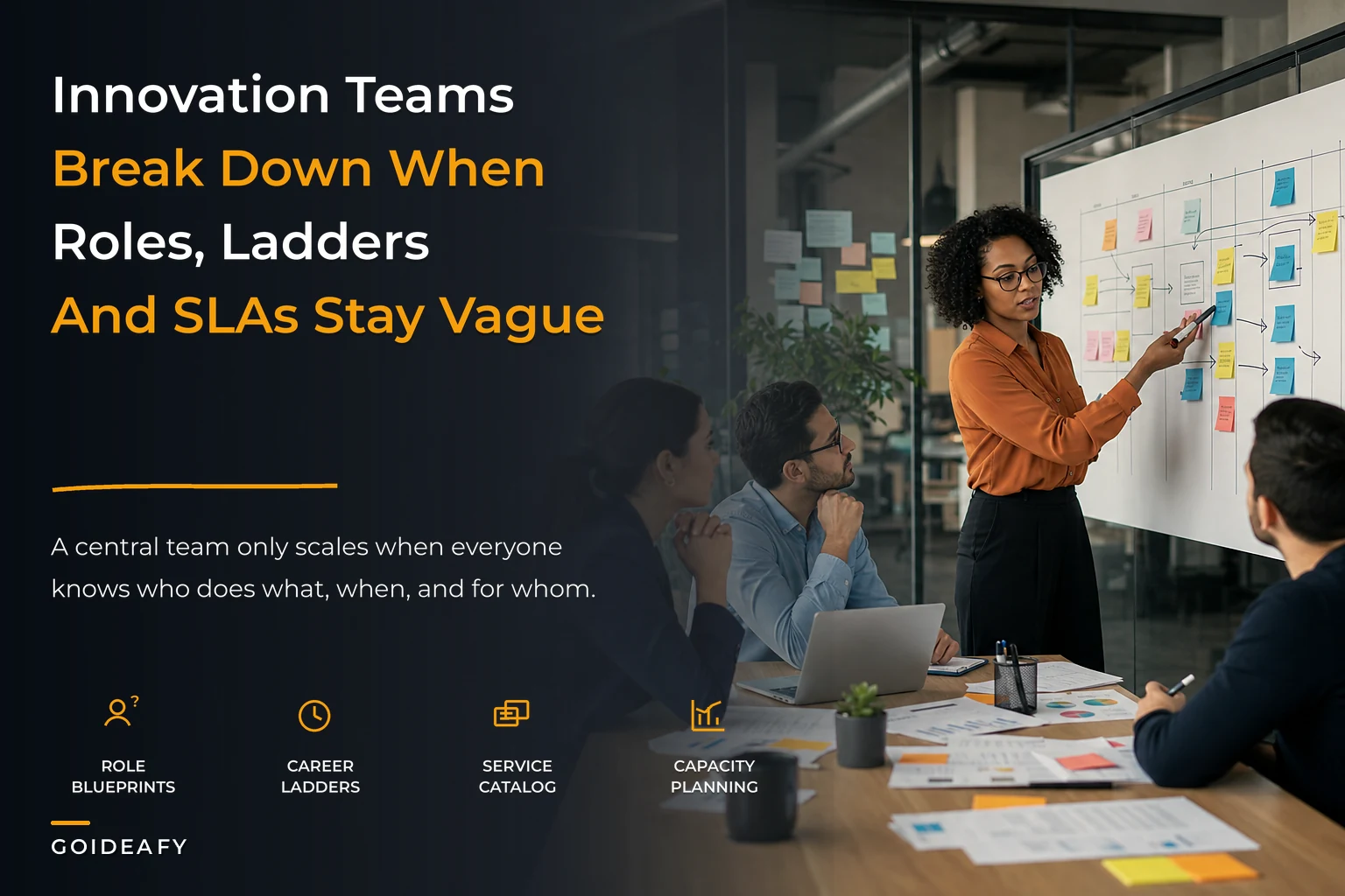 Fix Talent Bottlenecks in Innovation: Role Blueprints, Career Ladders and an Internal Service Catalog