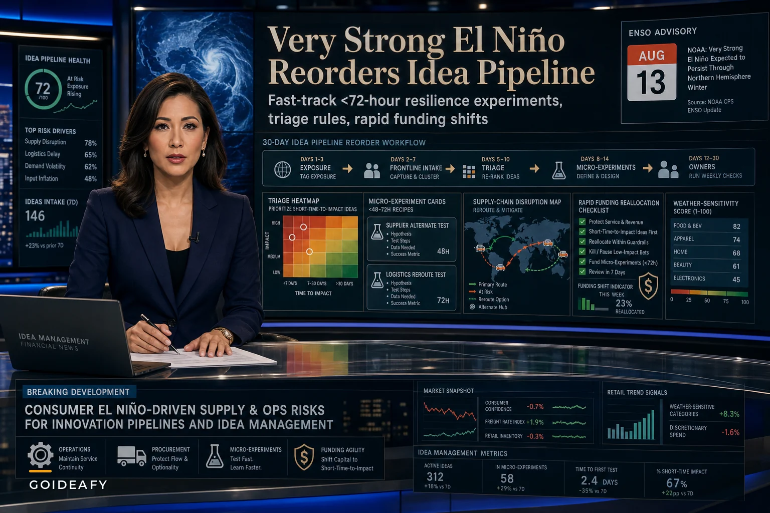 How a Very Strong El Niño Should Reorder Your Idea Pipeline: Prioritize Rapid Resilience Experiments and Supply‑Chain Fixes
