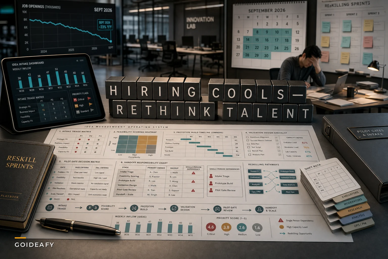 When Hiring Cools: How Innovation Teams Should Rethink Talent, Shift Plans and Rapid Reskilling