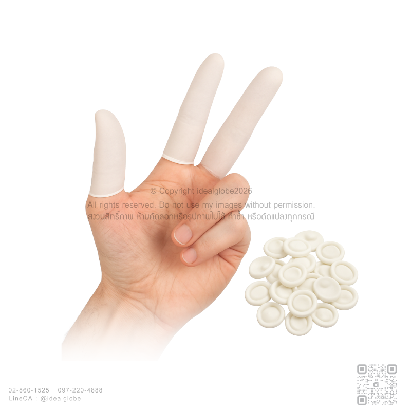 White Finger Cot