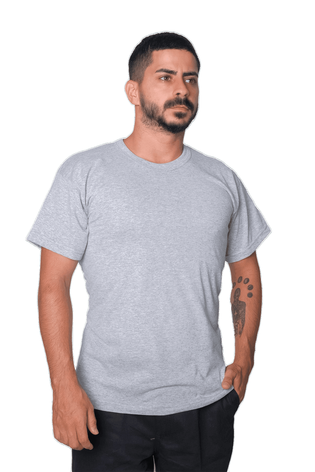 Promosyon Baskılı Sıfır Yaka Süprem T-shirt