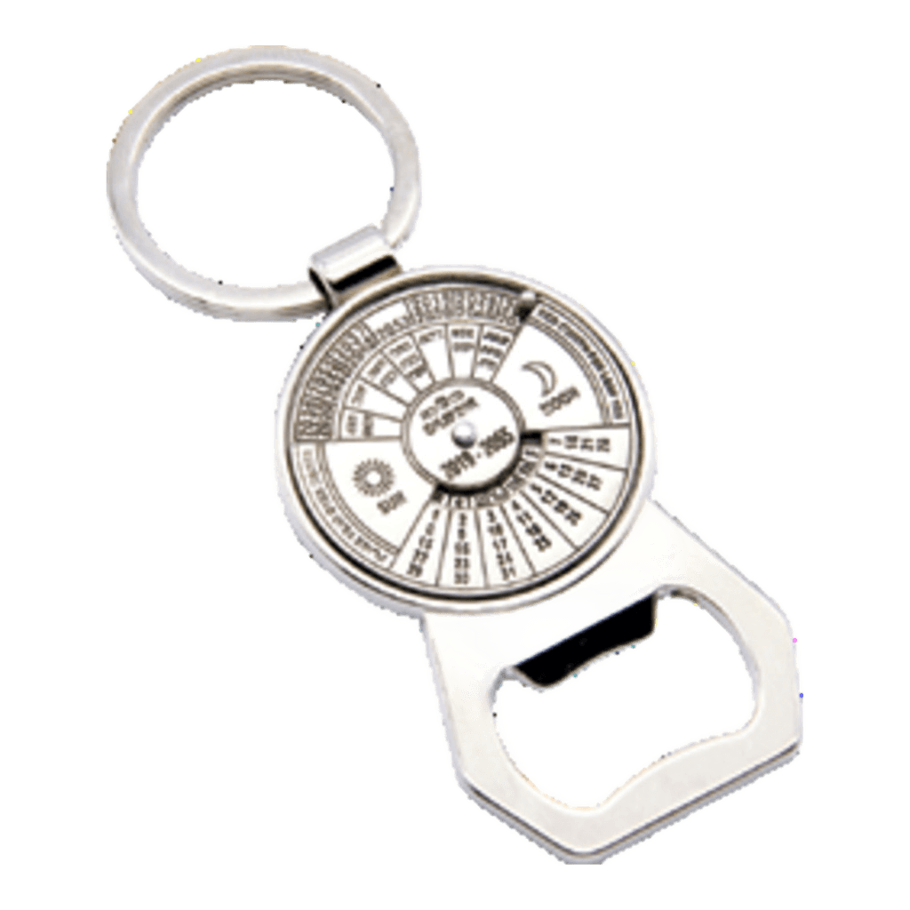 Takvimli Açacaklı Metal Anahtarlık