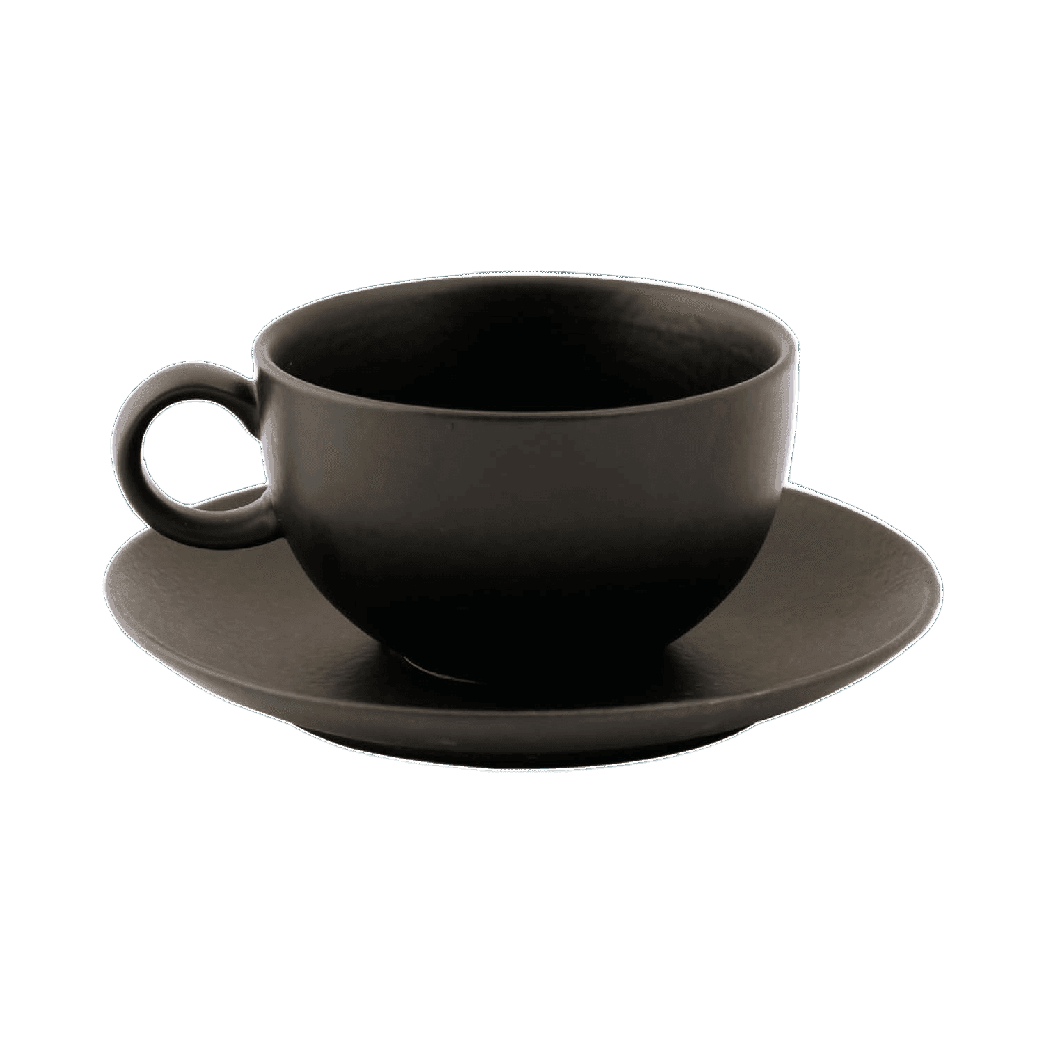 Güral Porselen Tabaklı Çay Fincanı