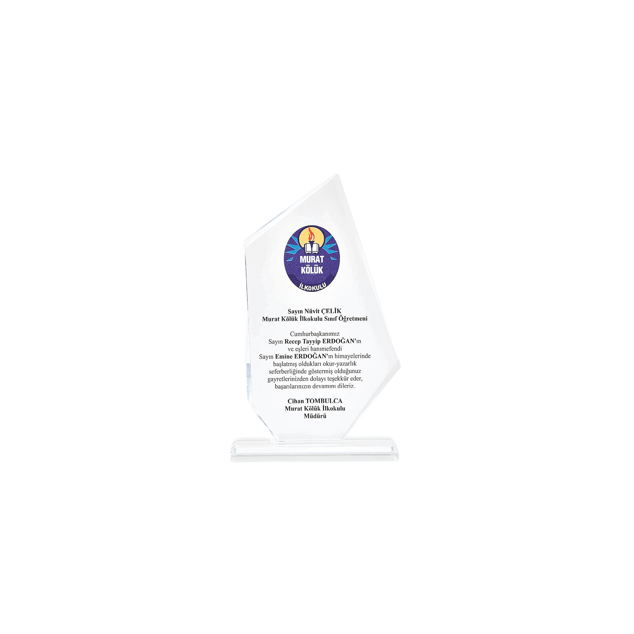 Albüm Plaket 12x16 cm