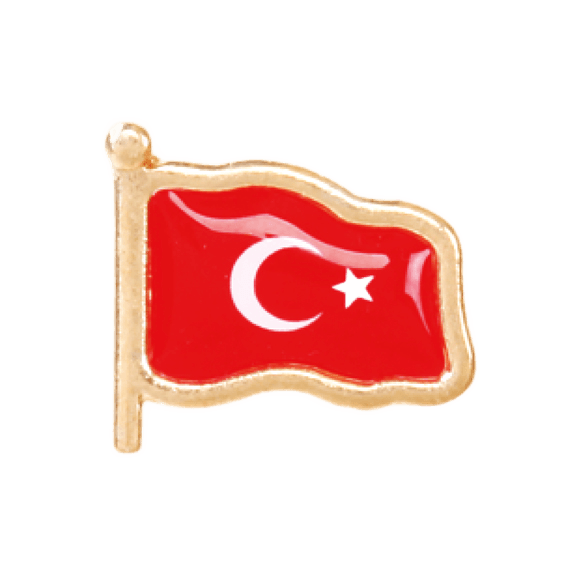 Yuvarlak Metal Rozet