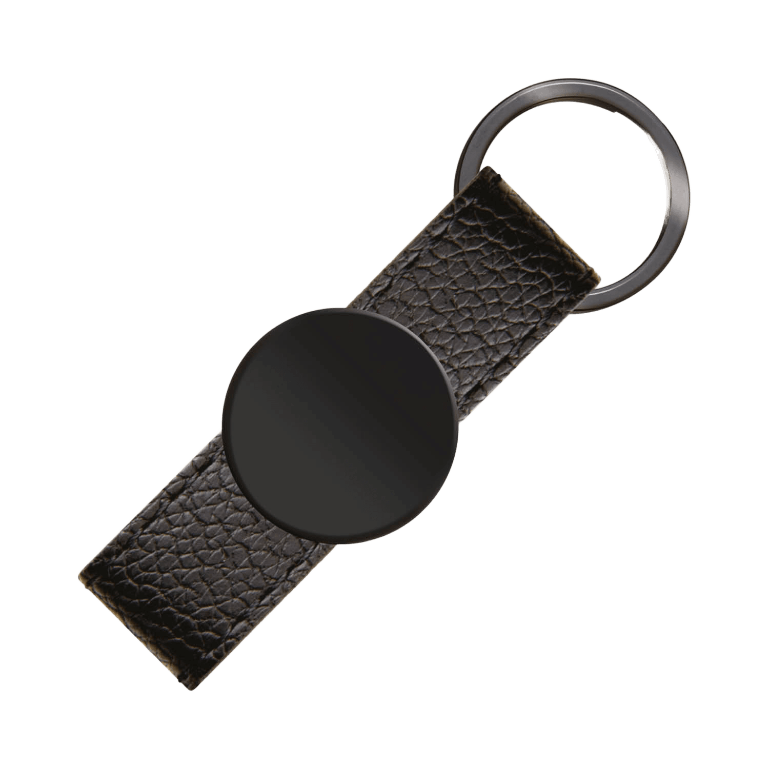 Çerçeveli Metal & Deri Anahtarlık