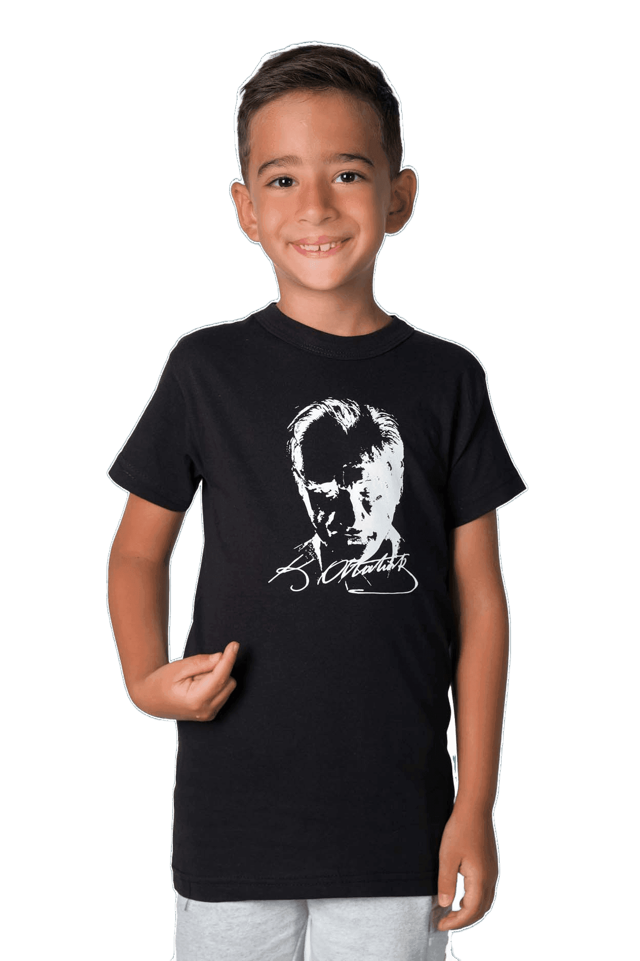 Sıfır Yaka Çocuk T-shirt (Baskılı-Baskısız)