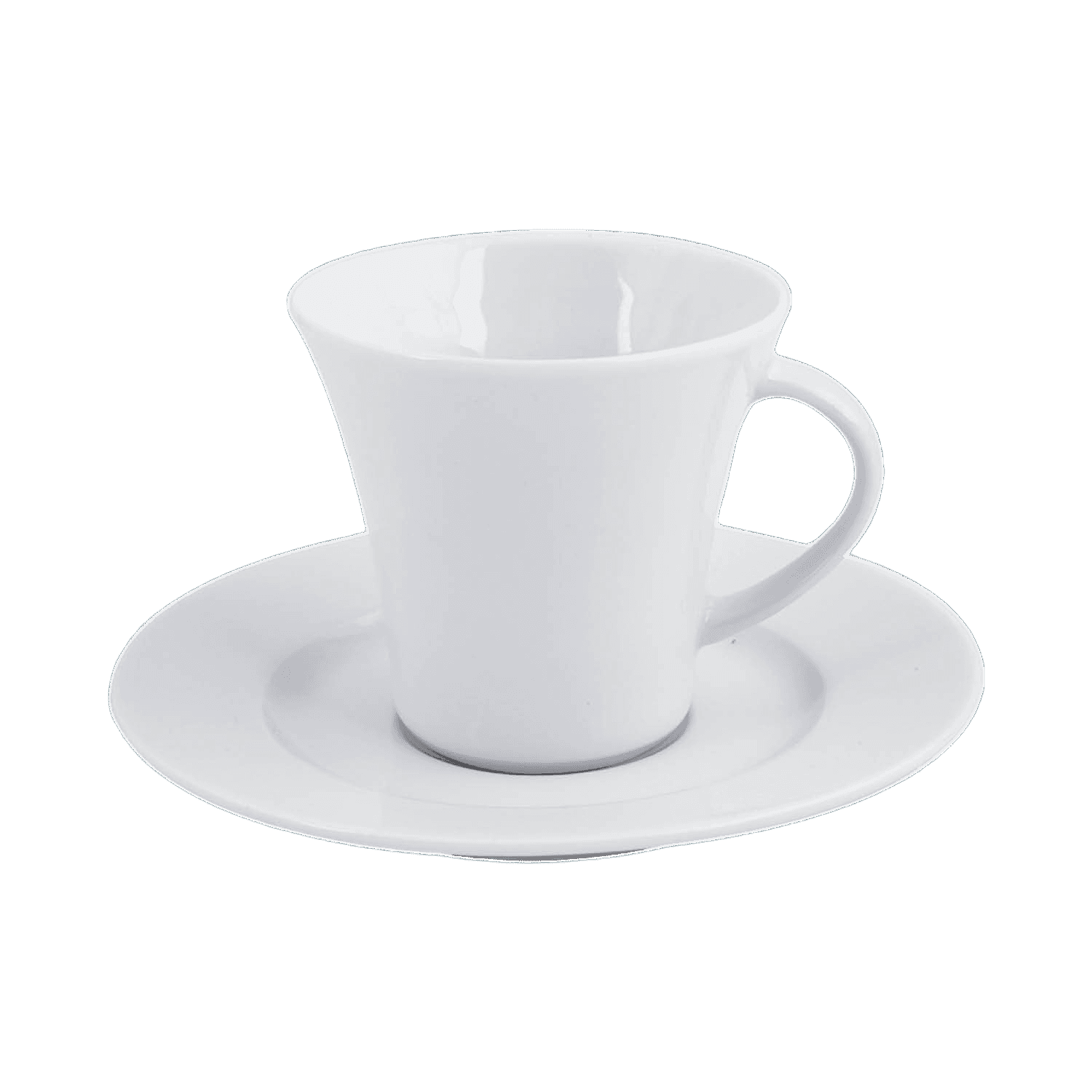 Güral Porselen Tabaklı Kahve Fincanı