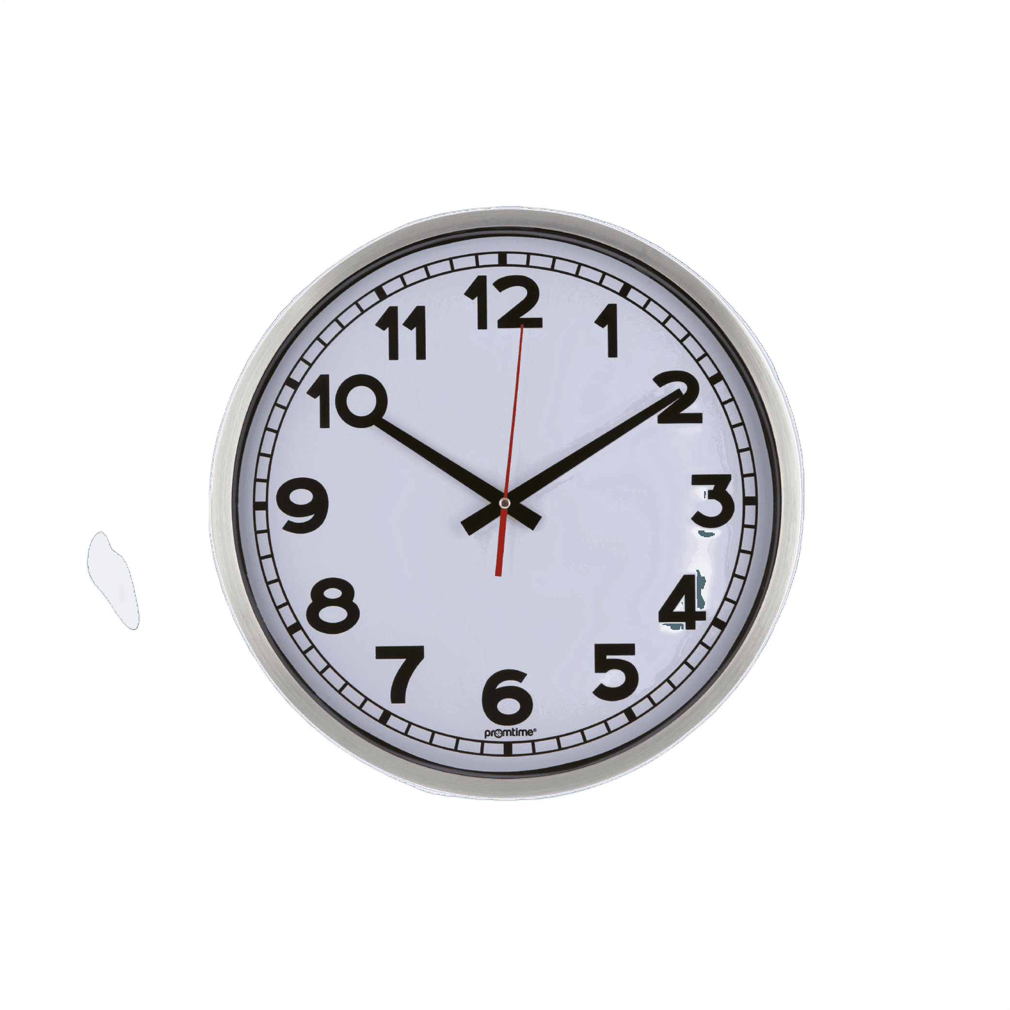 Mineral Cam Akar Saniye Aluminyum Çerçeve 35 cm Duvar Saati