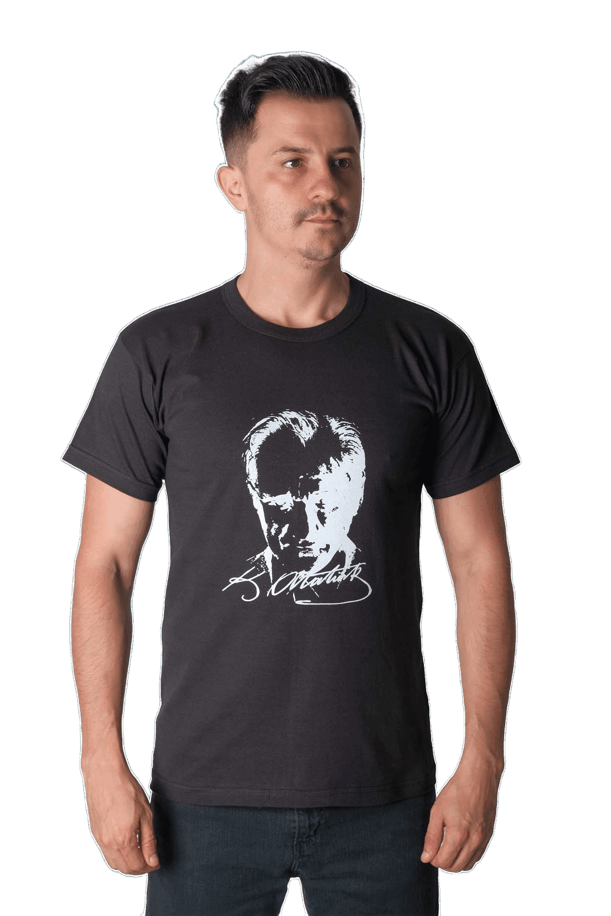 Promosyon Baskılı Sıfır Yaka Yetişkin Baskılı T-shirt