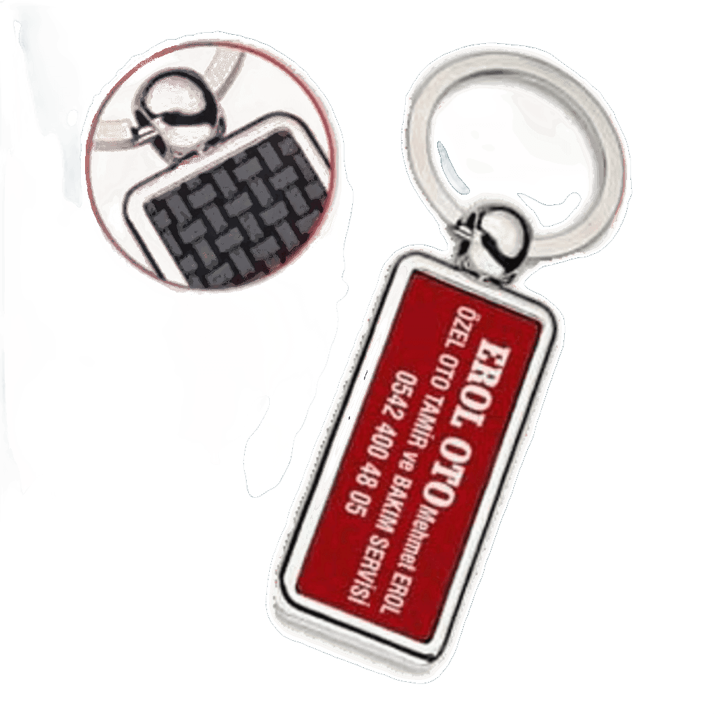 Mat Metal Anahtarlık