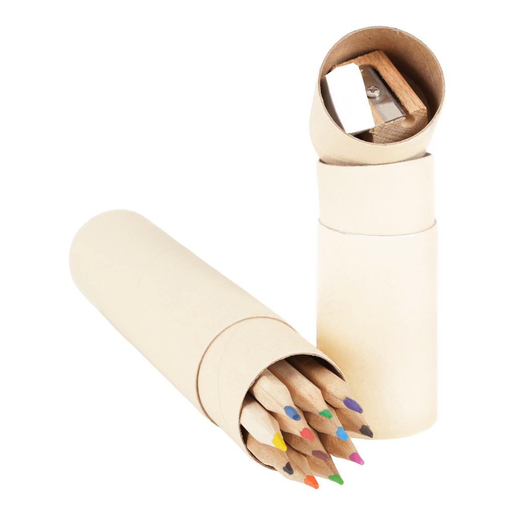 12 Renk Silgili & Kalemtraşlı Boya Seti