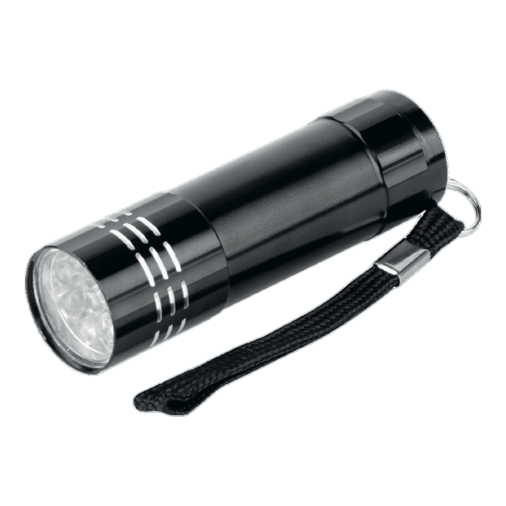 9 LED'li El Feneri 8x2,4 cm