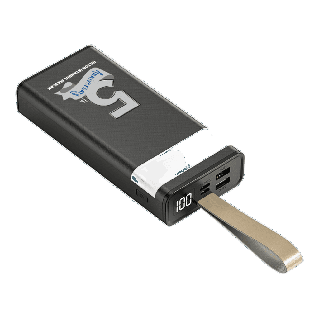 20.000 mAh ABS Gövdeli Powerbank