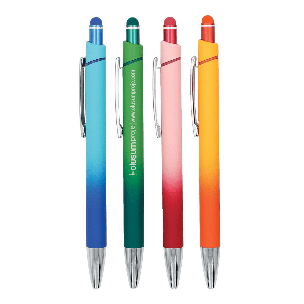 Renk Geçişli Touchpen Tükenmez