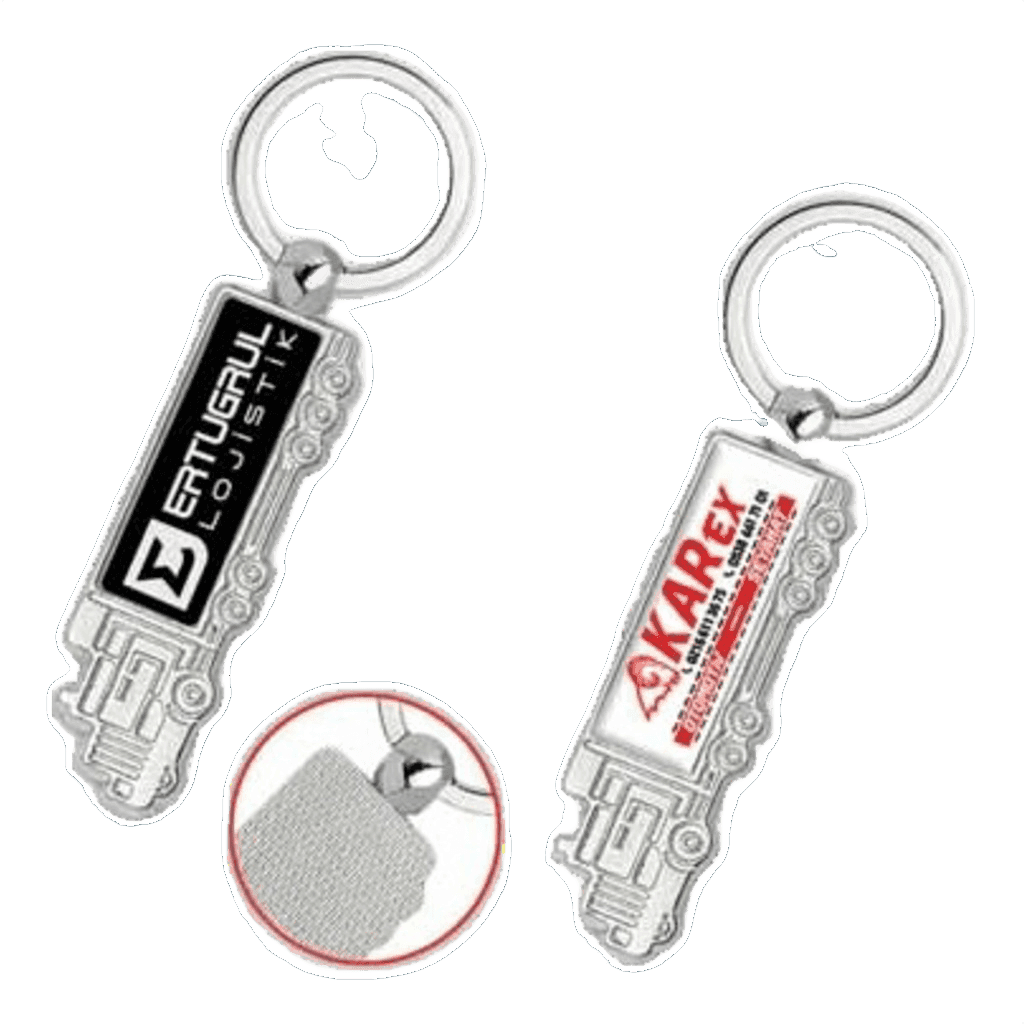 Köşeli Metal Anahtarlık