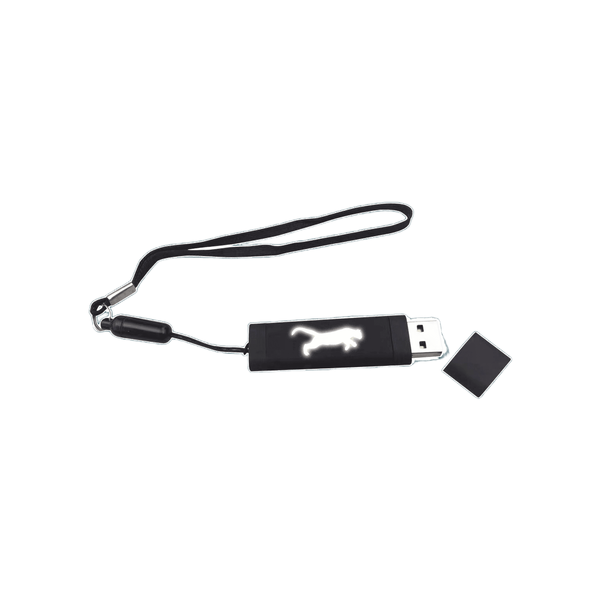 Plastik Işıklı USB