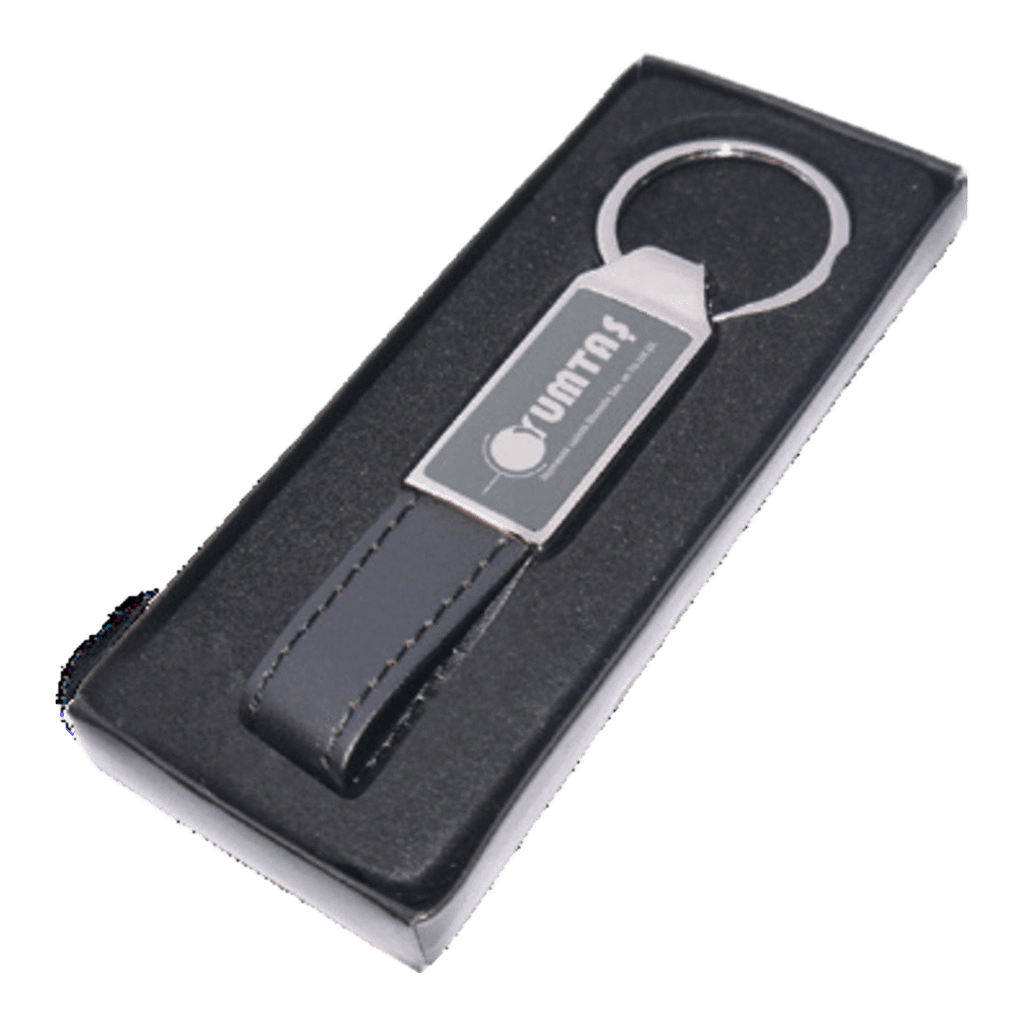 Metal & Deri Şerit Anahtarlık