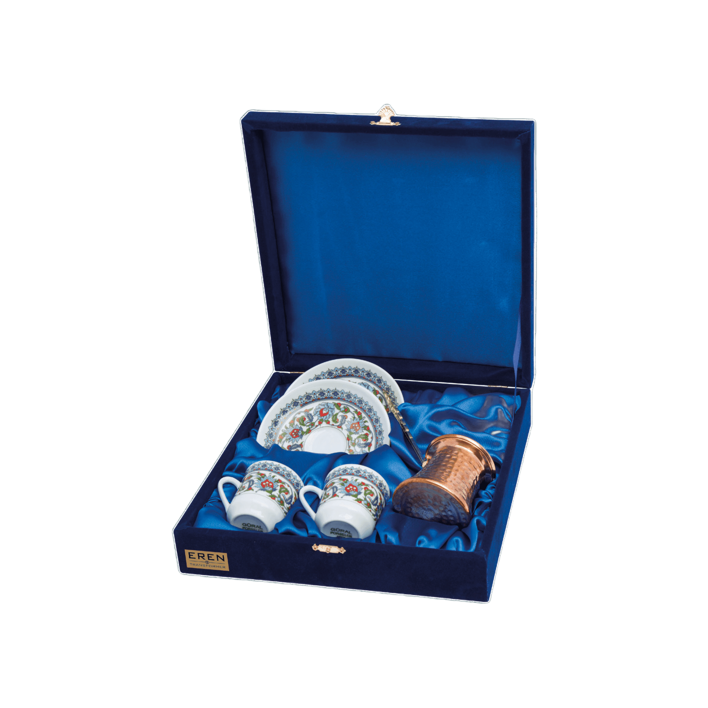 Güral Porselen 2'li Cezveli Kahve Fincan Takımı