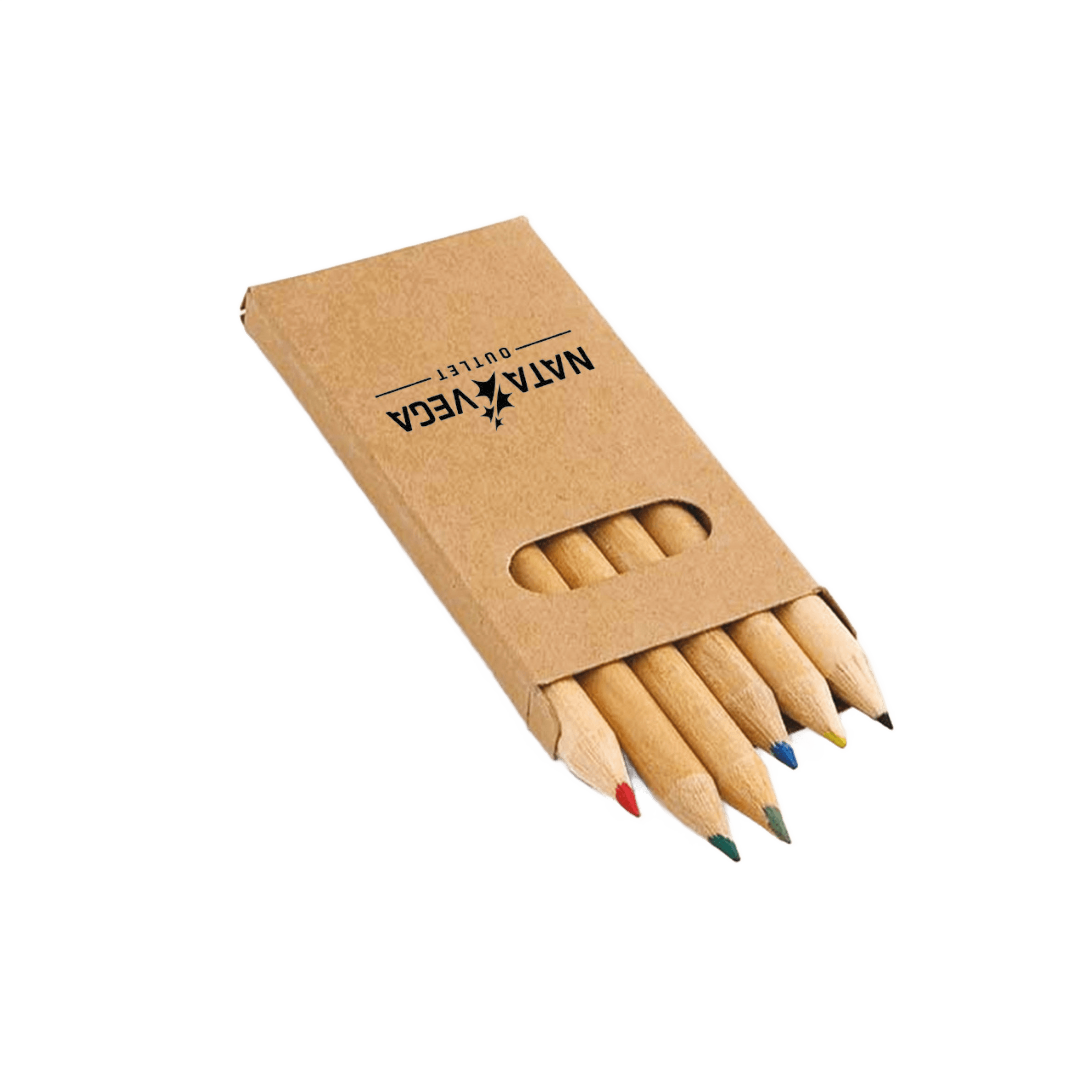 6 Renk Yuvarlak Yarım Boy Boya Seti