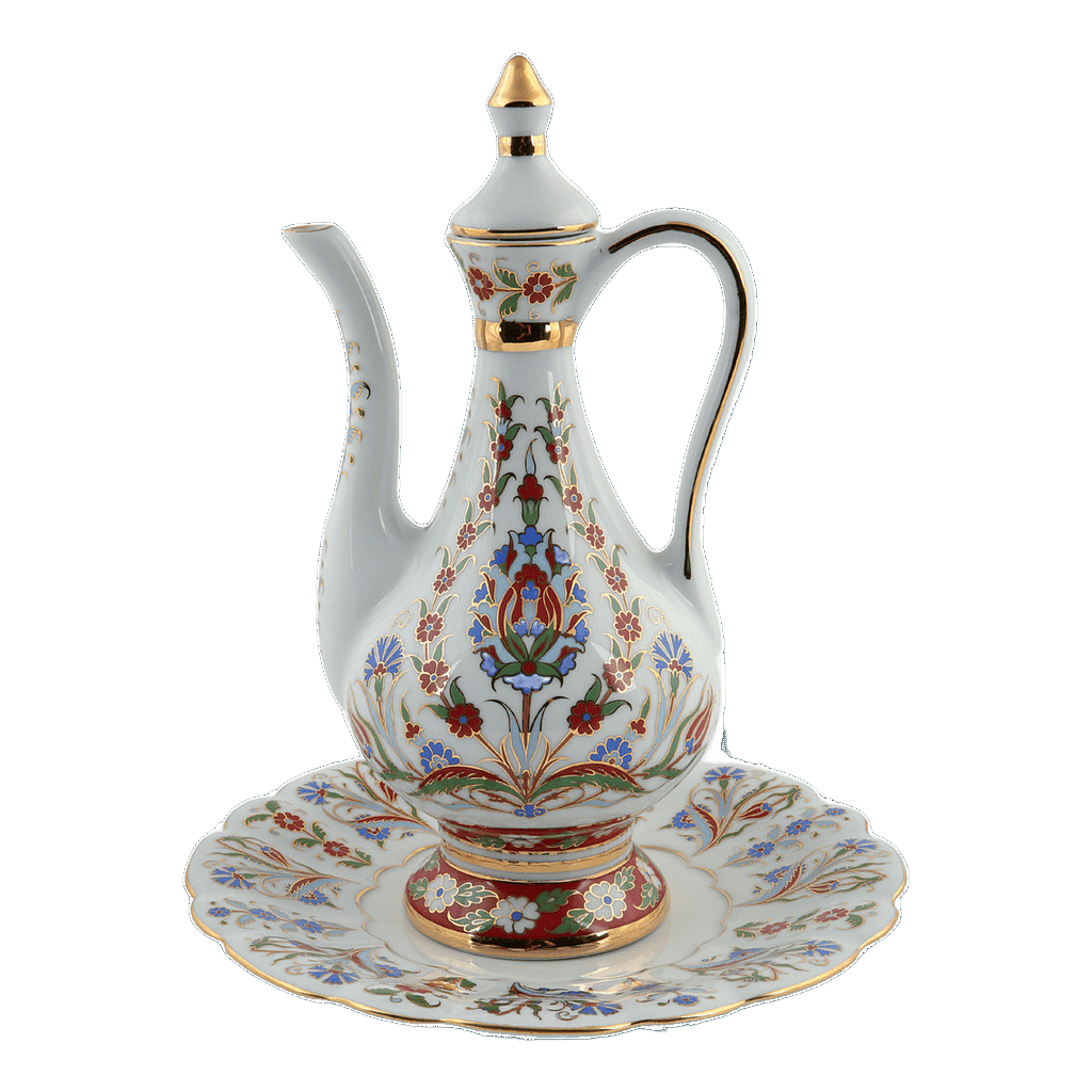 Güral Porselen 25 cm Kadife Kutulu Sürahi Takımı