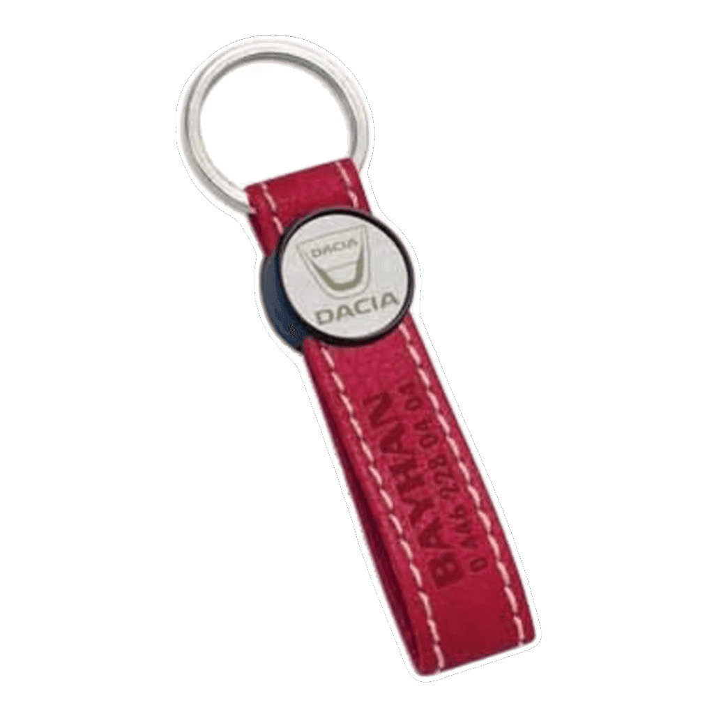 Oval Termo Deri Anahtarlık