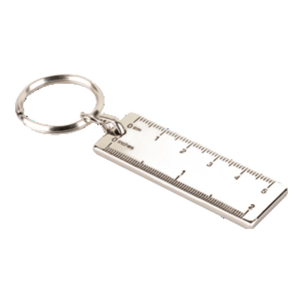 Metal Cetvel Anahtarlık