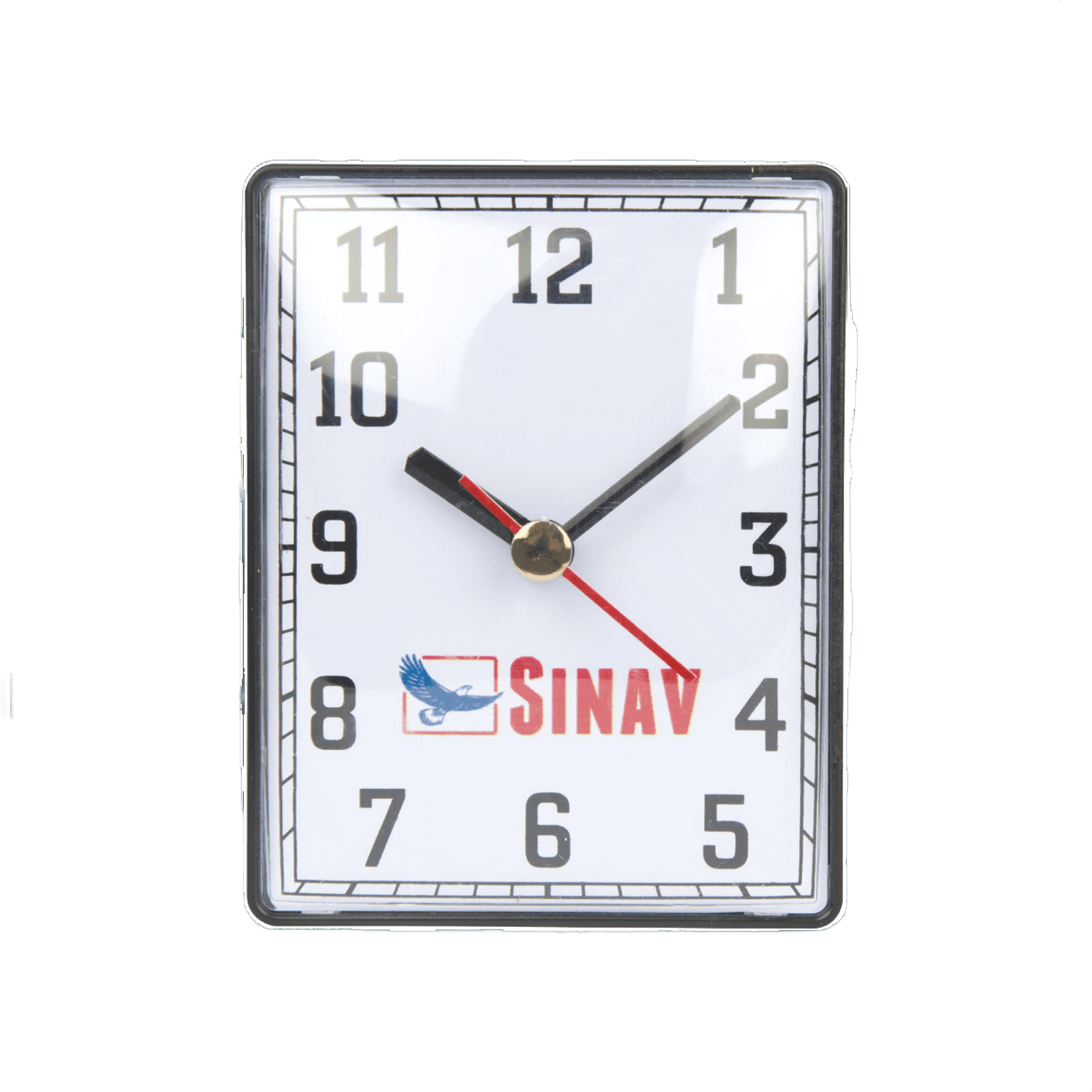 Dikdörtgen Buzdolabı Saati 8,5x10,2 cm