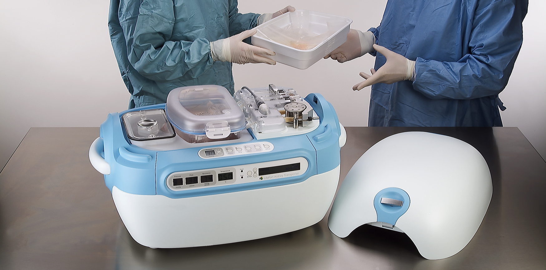 A high-tech kidney delivery system