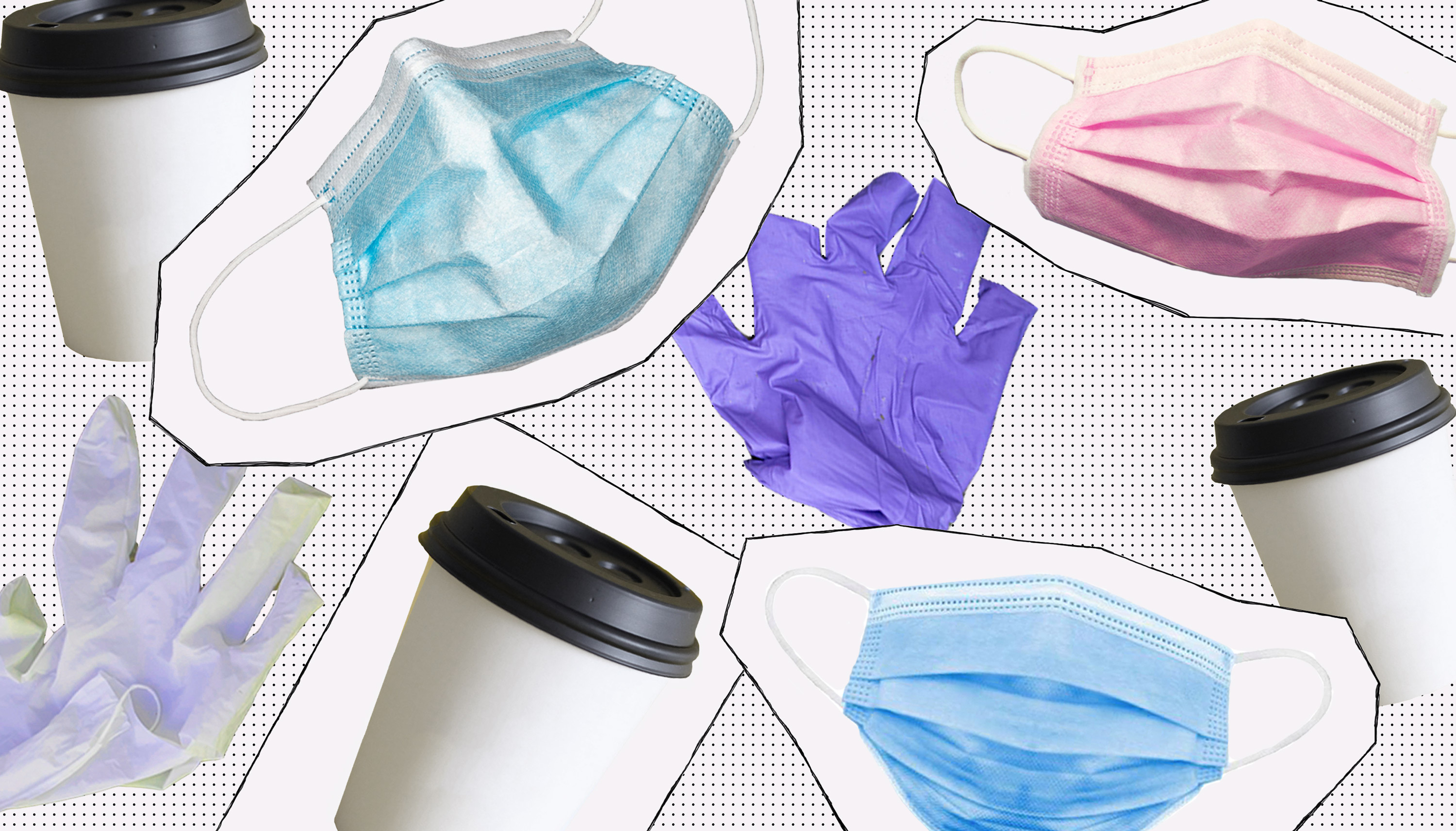 What disposable coffee cups can teach us about COVID-19 waste