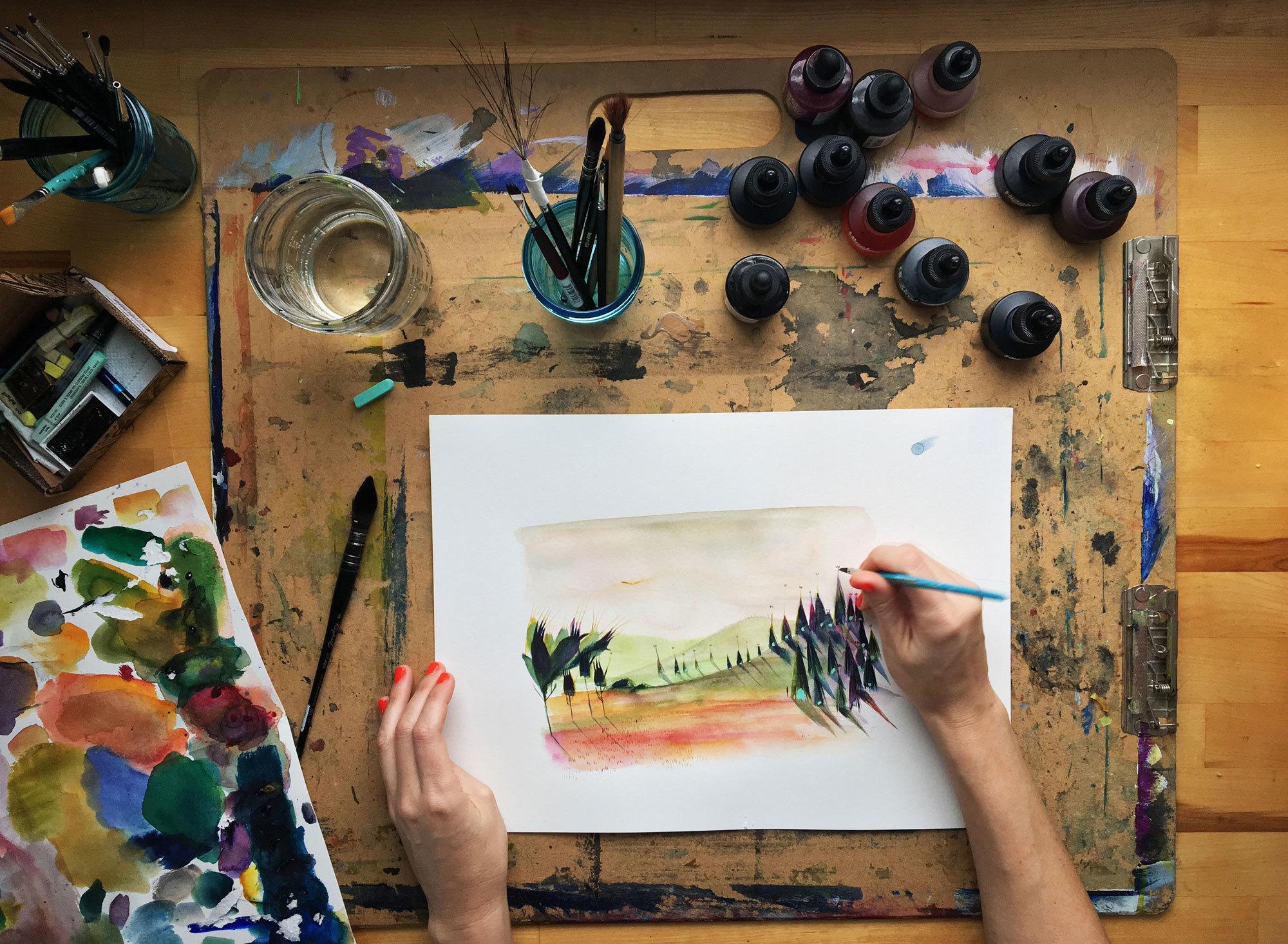Why This Illustrator Makes Her Own Tools