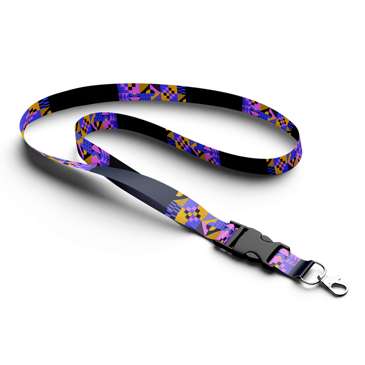 Lanyard, Gancho cuadrado 15 mm