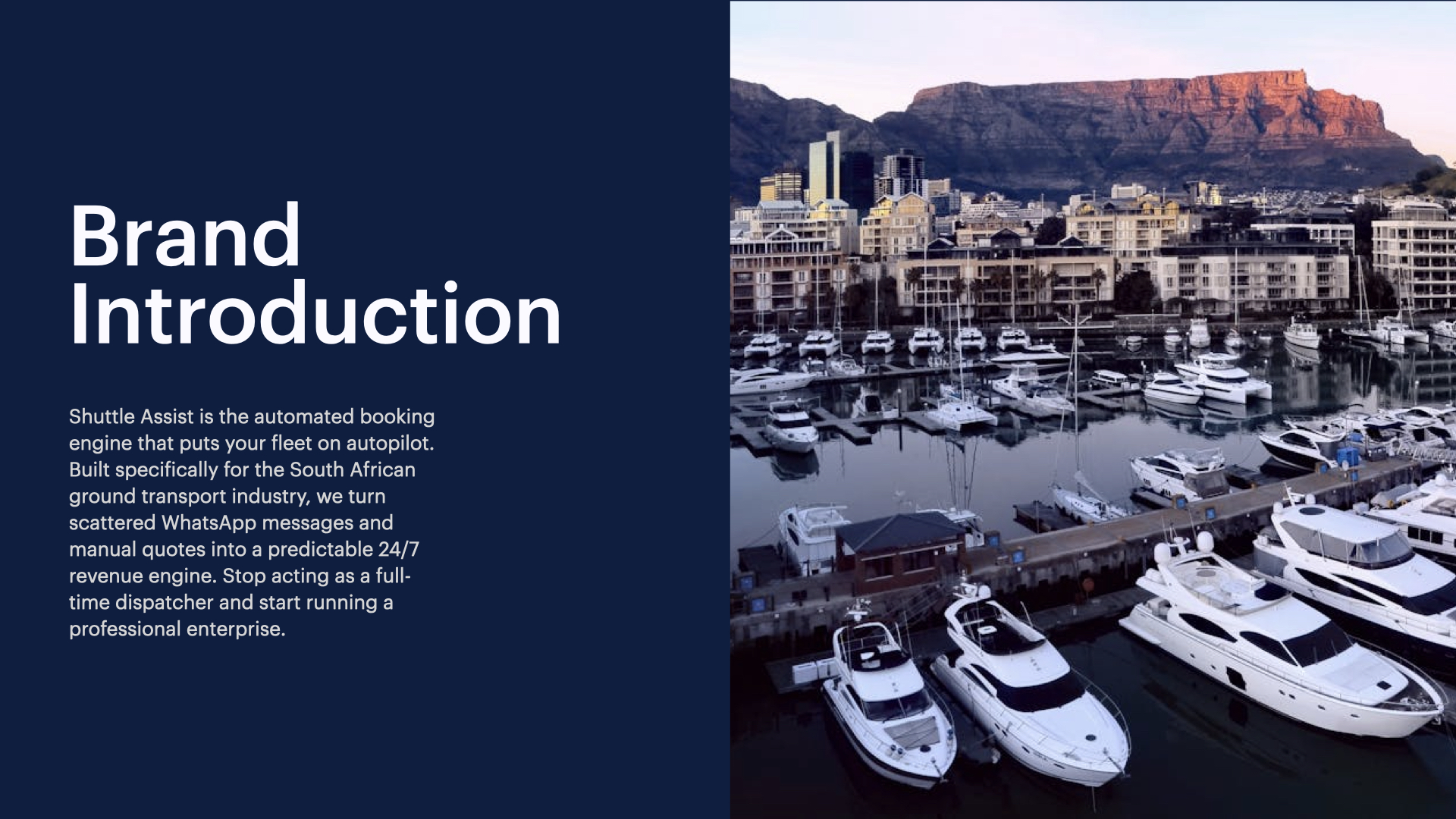 Project presentation graphic