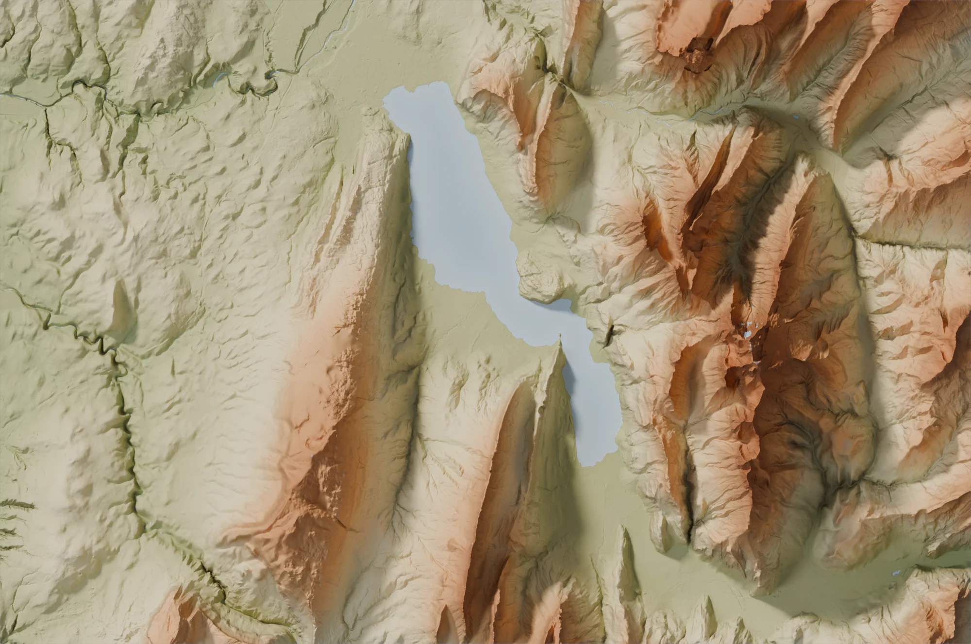 Le rendu Relief : la Terre en 3D, dans le style de votre choix