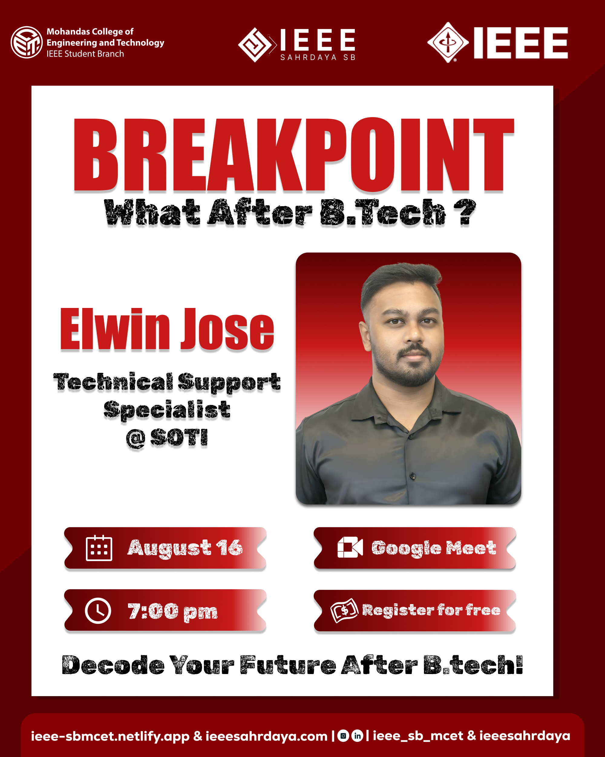 BREAKPOINT : WHAT AFTER B.TECH ?