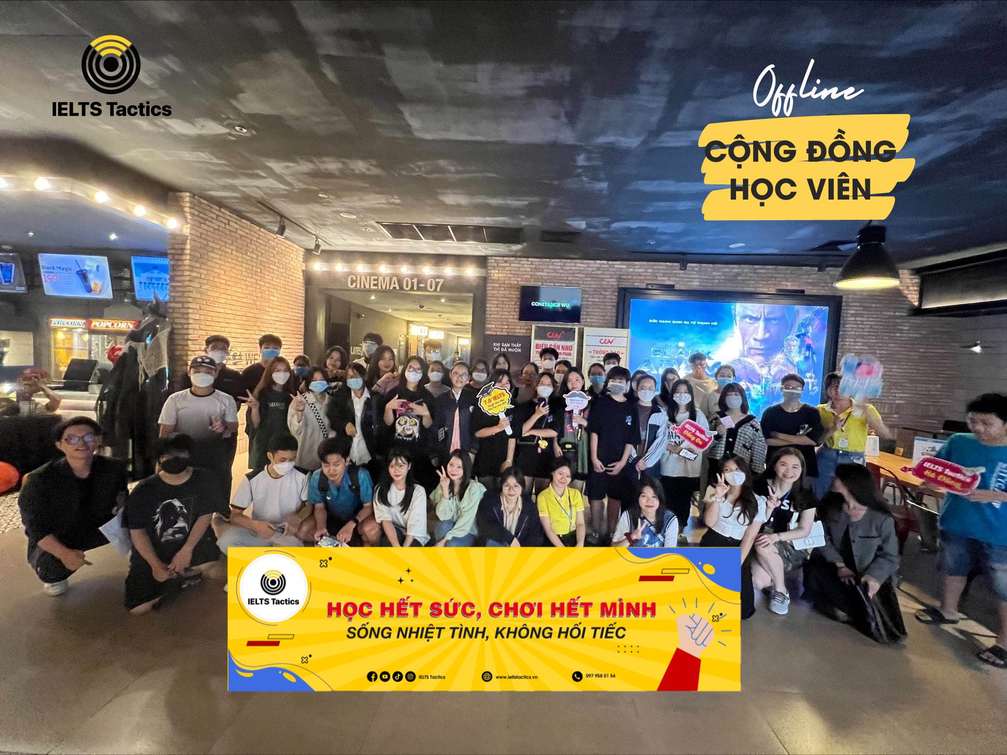 Ngoại khóa xem phim cùng ielts tactics