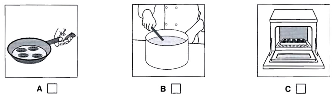 Hình lựa chọn cho bài nghe