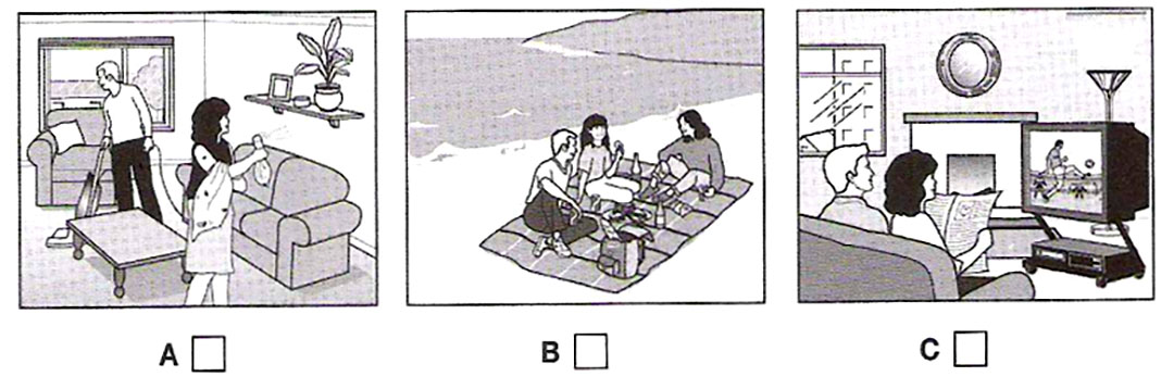 Hình lựa chọn cho bài nghe