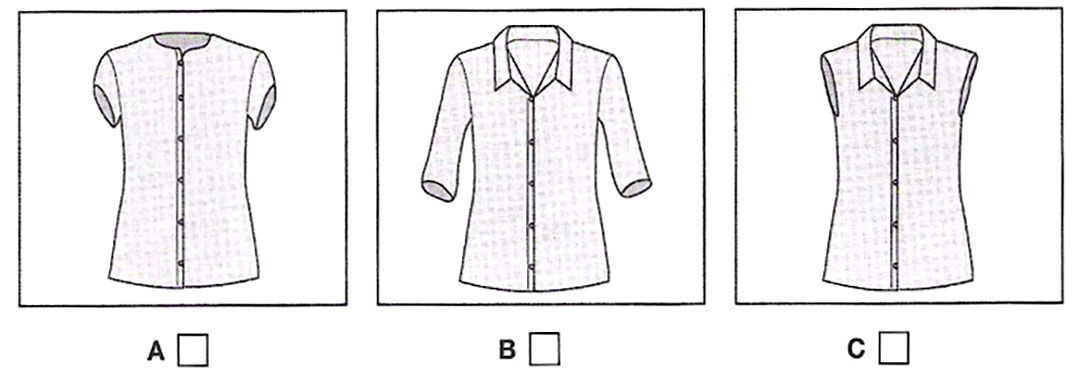 Hình lựa chọn cho bài nghe